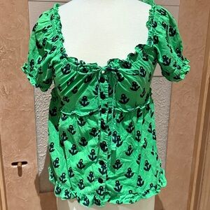 Cute Nanette Lenore nautical top GUC